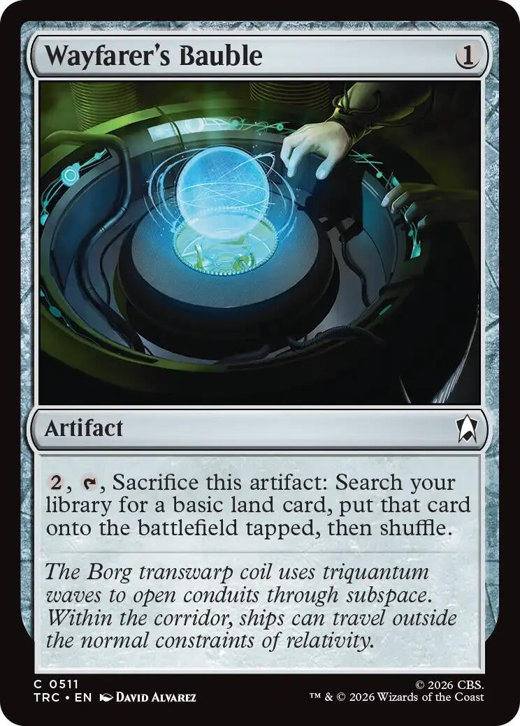 Image for Wayfarer's Bauble (Surge Foil) (511) (TRC) - Magic: The Gathering