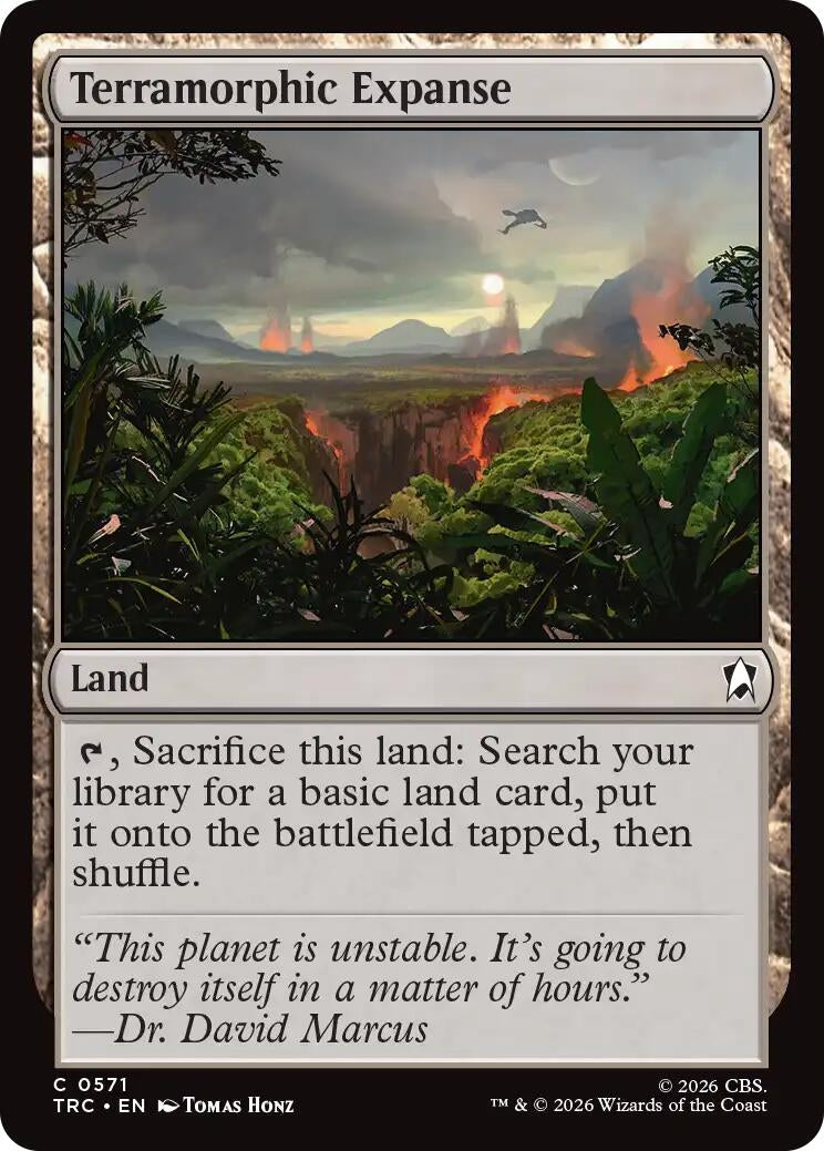 Image for Terramorphic Expanse (571) (TRC) - Magic: The Gathering