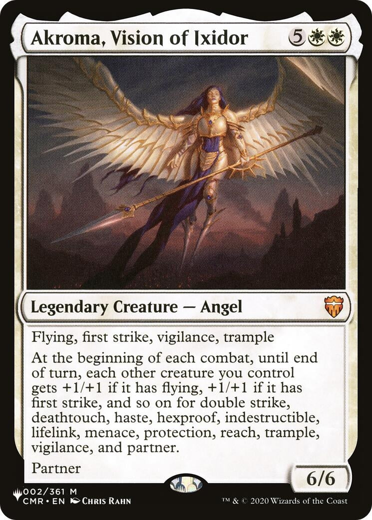 Image for Akroma, Vision of Ixidor (2) (LIST) - Magic: The Gathering