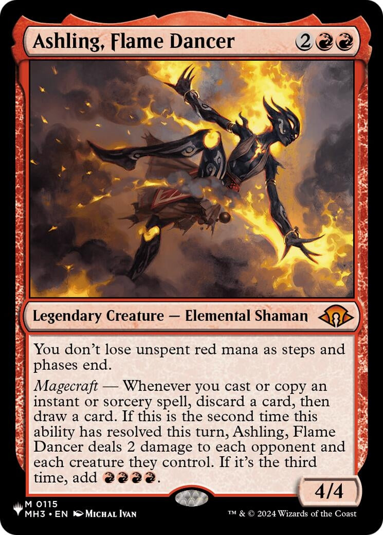 Image for Ashling, Flame Dancer (115) (LIST) - Magic: The Gathering