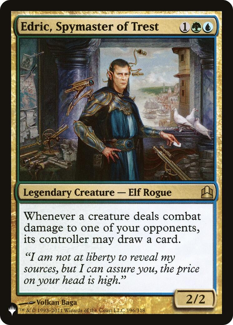 Image for Edric, Spymaster of Trest (196) (LIST) - Magic: The Gathering