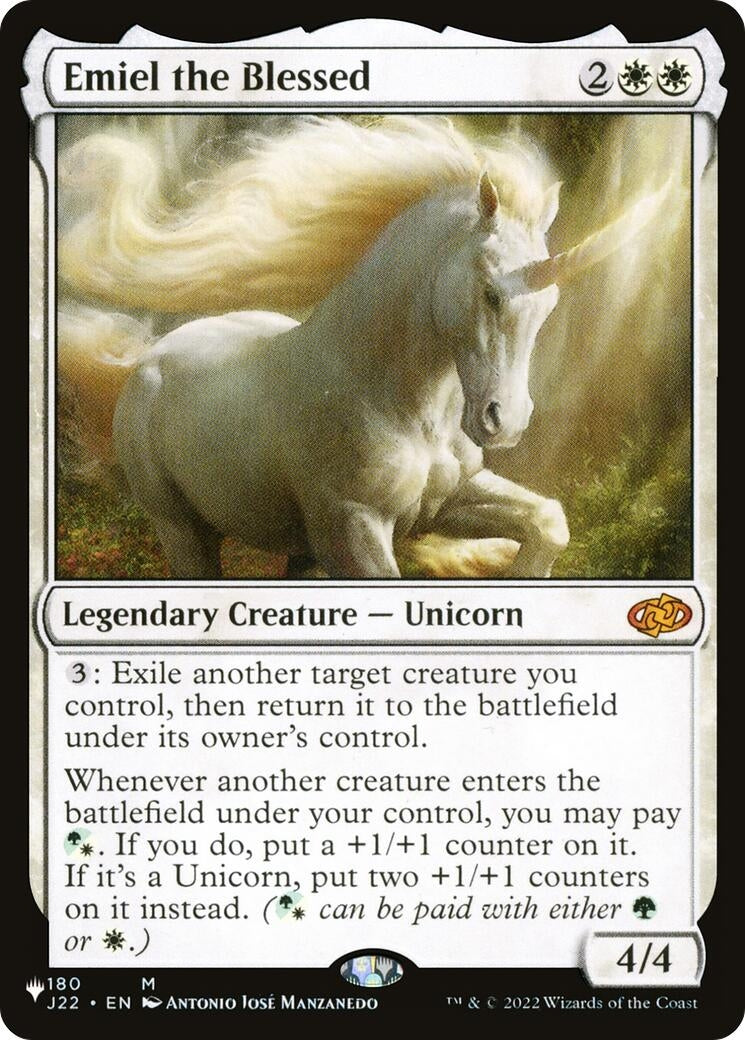 Image for Emiel the Blessed (180) (LIST) - Magic: The Gathering