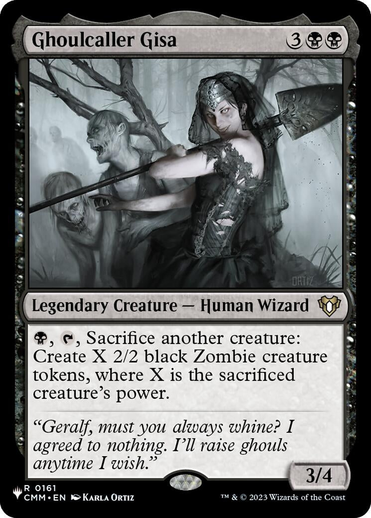 Image for Ghoulcaller Gisa (161) (LIST) - Magic: The Gathering