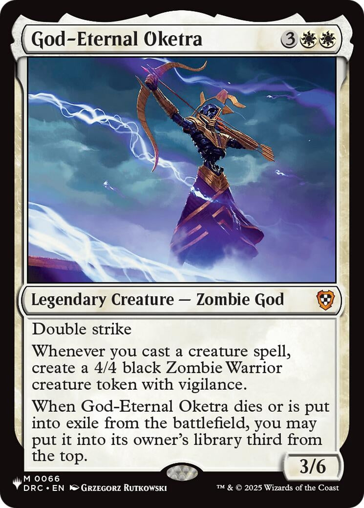 Image for God-Eternal Oketra (66) (LIST) - Magic: The Gathering