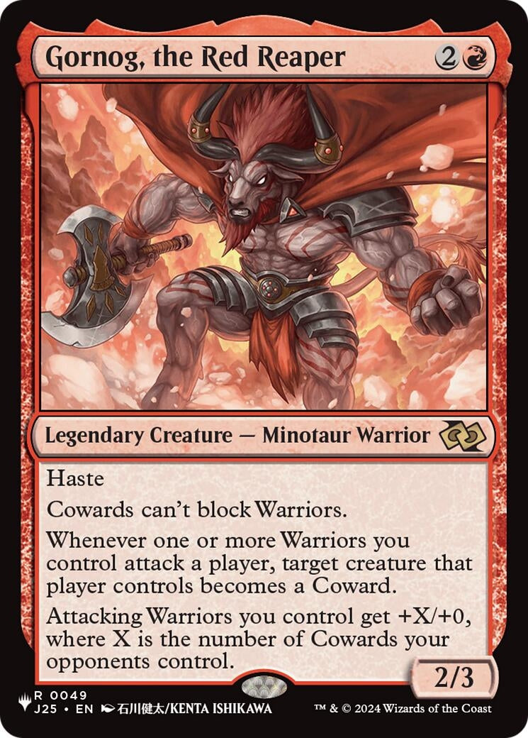 Image for Gornog, the Red Reaper (Anime) (49) (LIST) - Magic: The Gathering