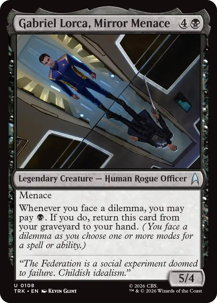 Image for Gabriel Lorca, Mirror Menace (108) (TRK) - Magic: The Gathering