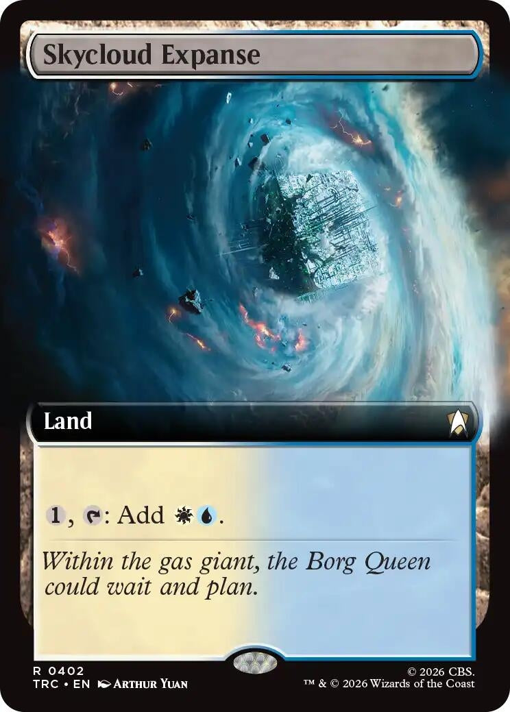 Image for Skycloud Expanse (Extended Art) (402) (TRC) - Magic: The Gathering