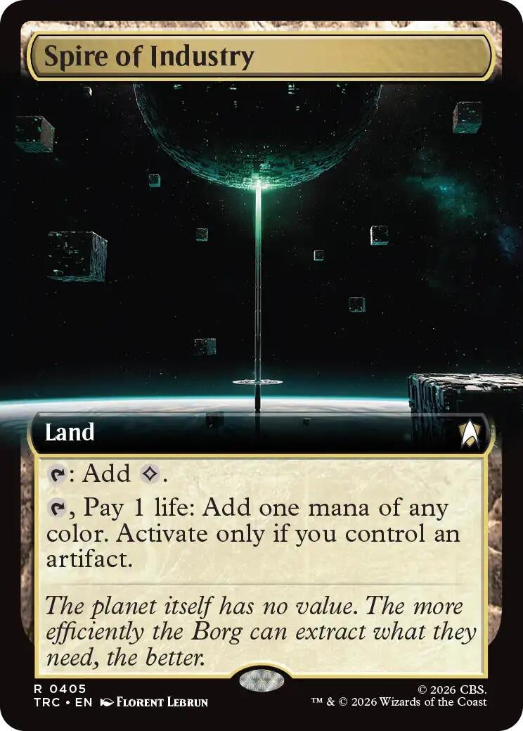 Image for Spire of Industry (Extended Art) (405) (TRC) - Magic: The Gathering