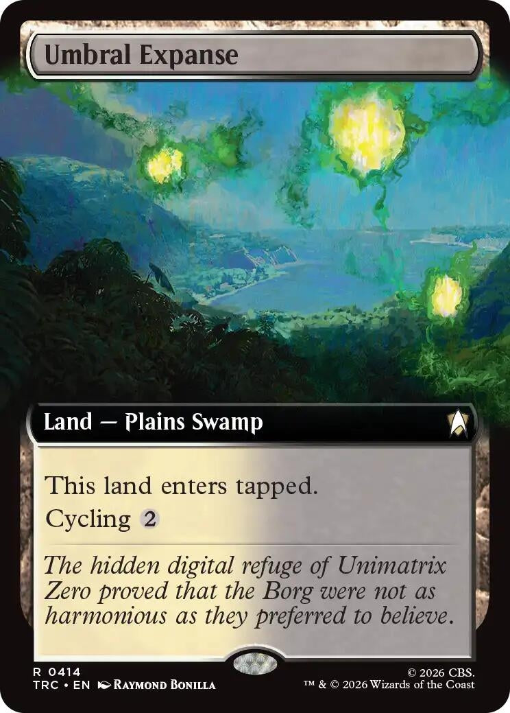Image for Umbral Expanse (Extended Art) (414) (TRC) - Magic: The Gathering