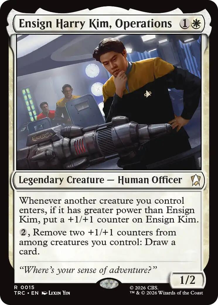 Image for Ensign Harry Kim, Operations (15) (TRC) - Magic: The Gathering