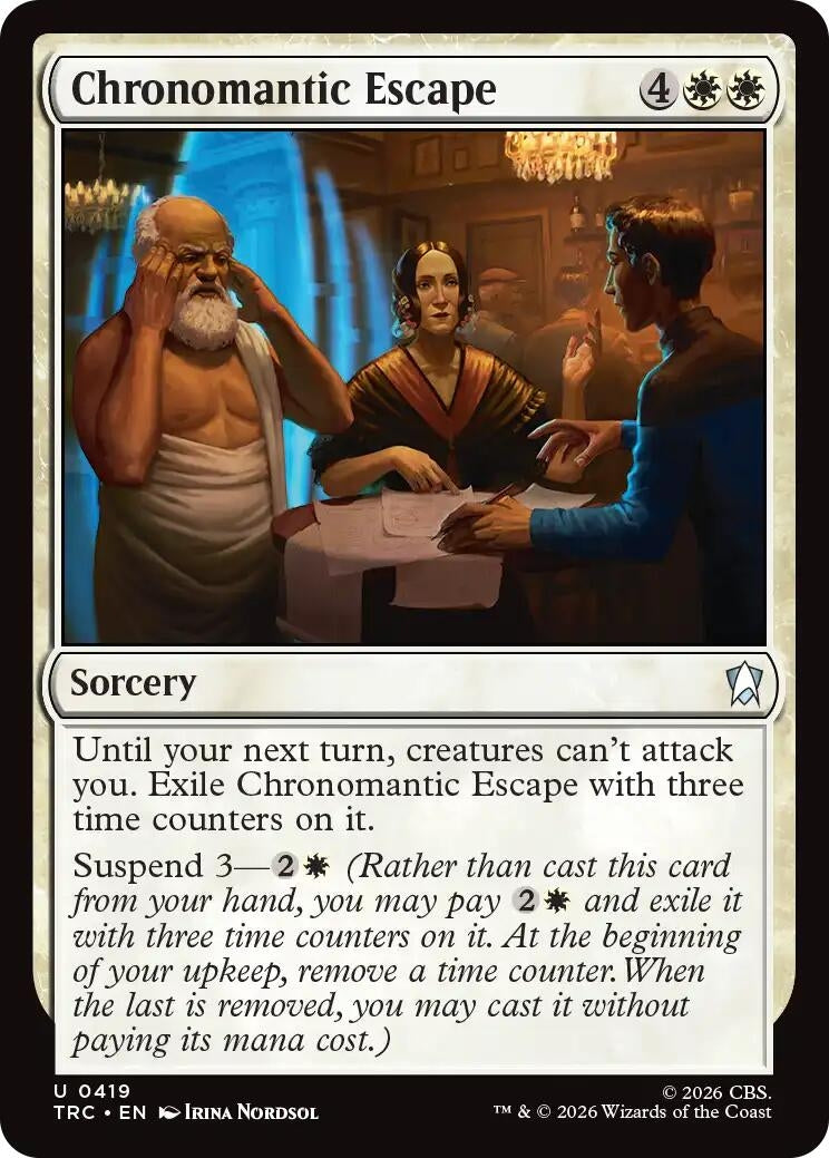 Image for Chronomantic Escape (Surge Foil) (419) (TRC) - Magic: The Gathering