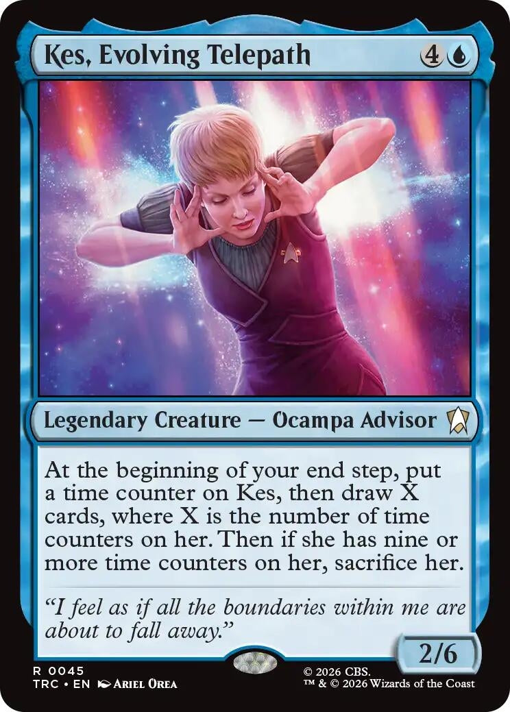 Image for Kes, Evolving Telepath (45) (TRC) - Magic: The Gathering