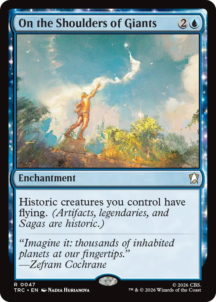 Image for On the Shoulders of Giants (47) (TRC) - Magic: The Gathering