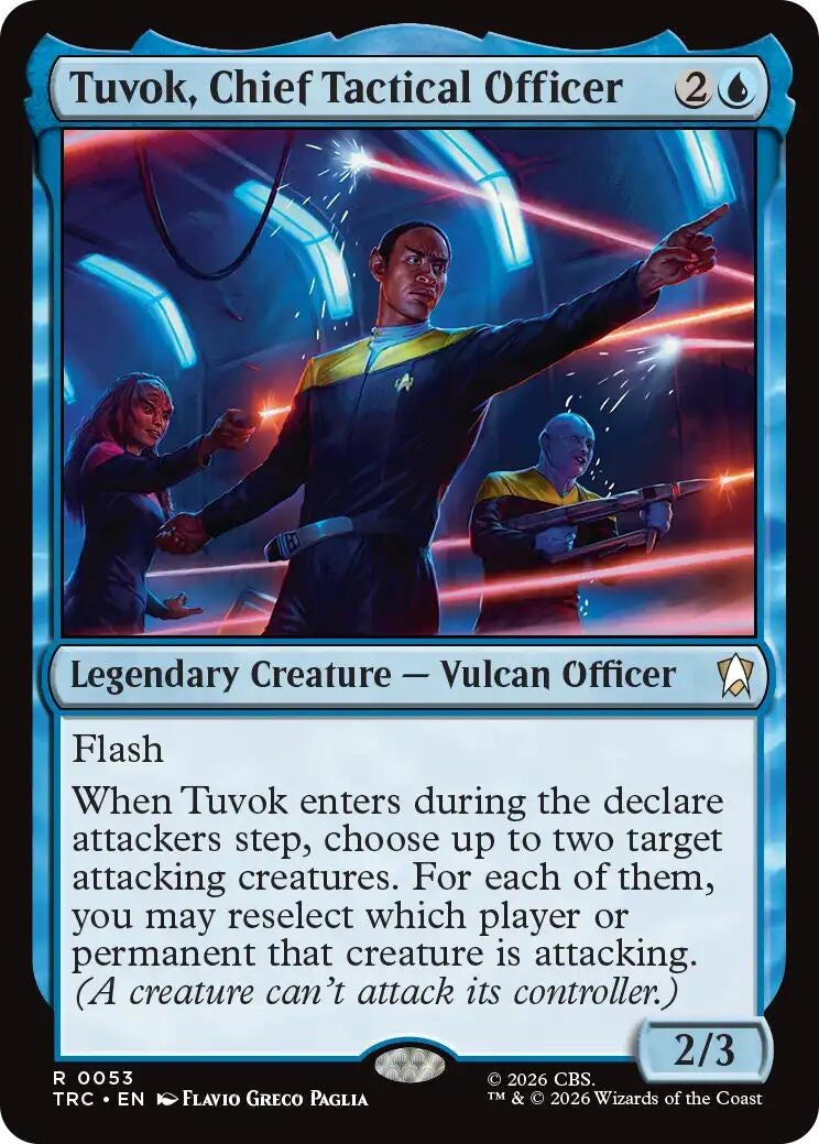 Image for Tuvok, Chief Tactical Officer (53) (TRC) - Magic: The Gathering