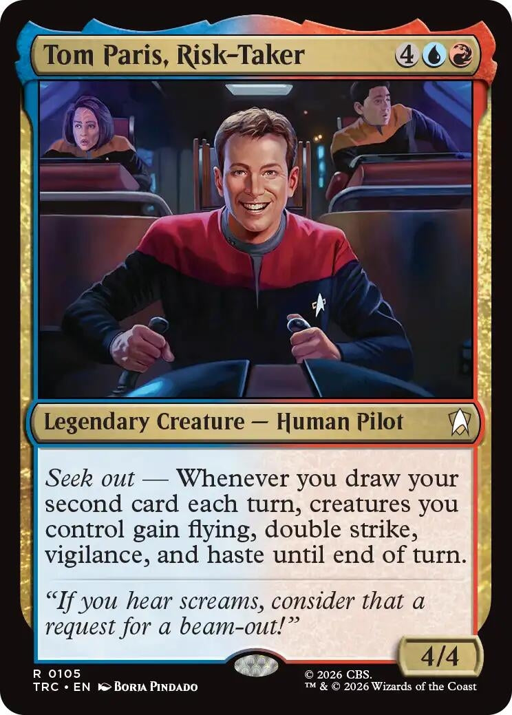 Image for Tom Paris, Risk-Taker (105) (TRC) - Magic: The Gathering