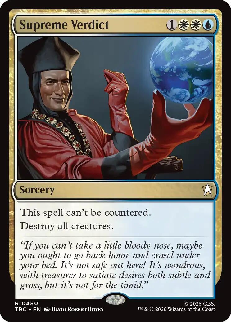 Image for Supreme Verdict (480) (TRC) - Magic: The Gathering