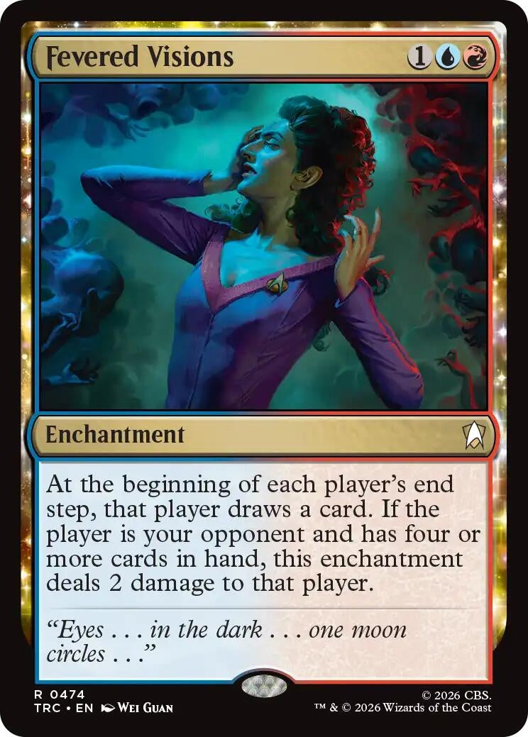 Image for Fevered Visions (Surge Foil) (474) (TRC) - Magic: The Gathering