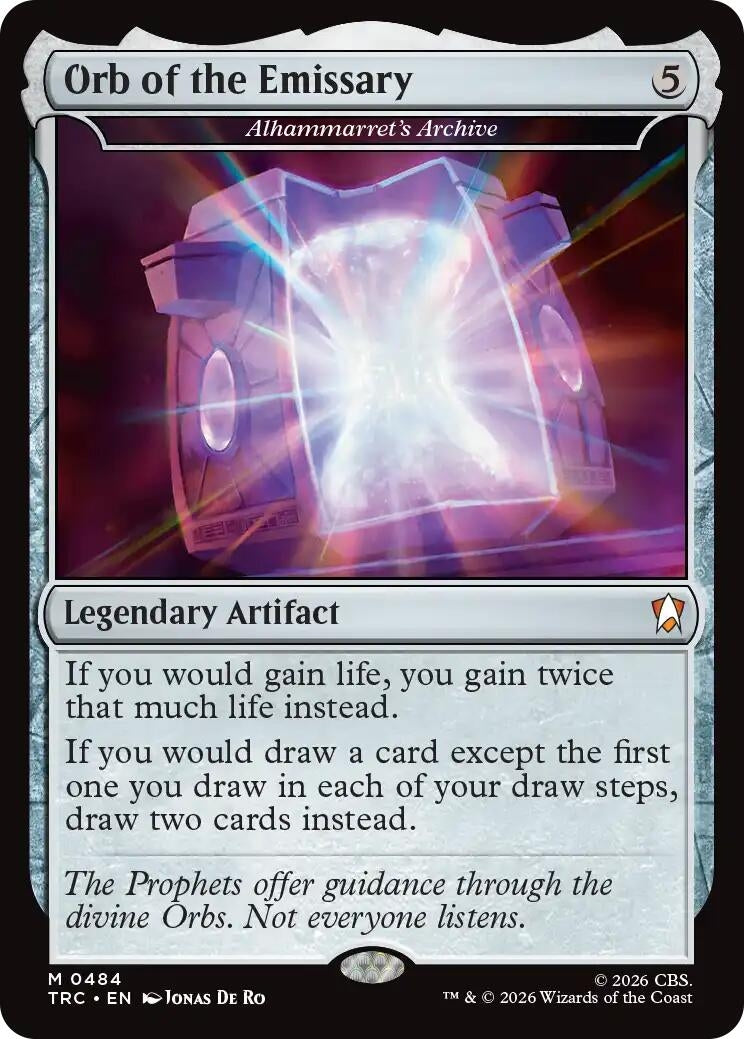 Image for Orb of the Emissary - Alhammarret's Archive (484) (TRC) - Magic: The Gathering