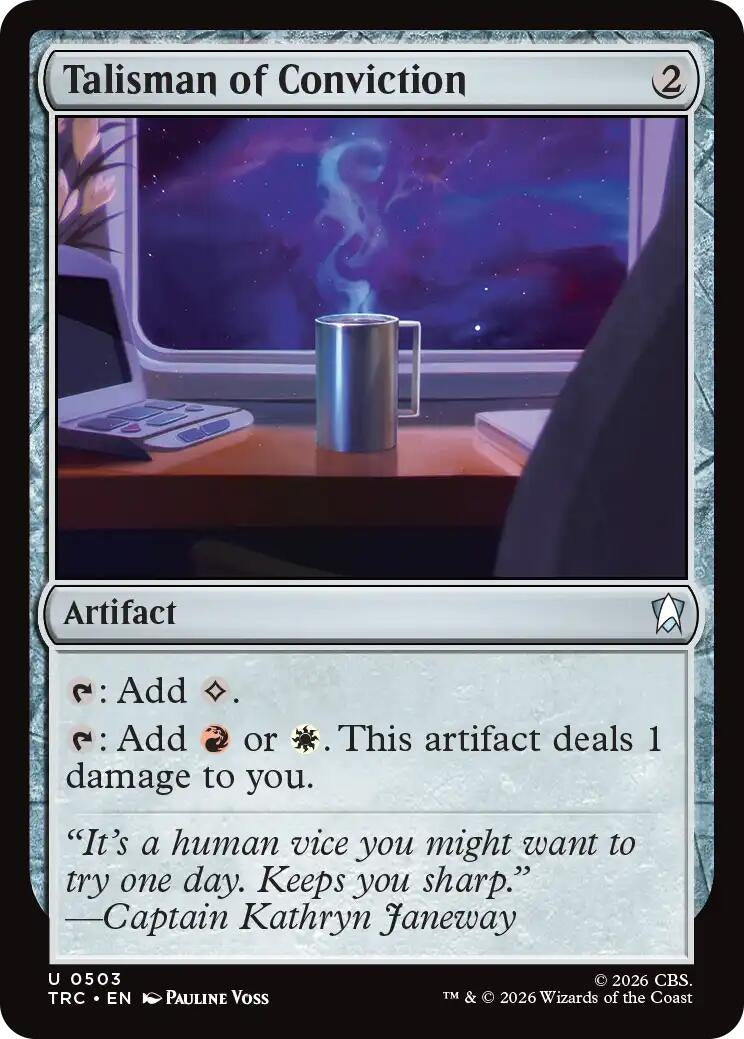 Image for Talisman of Conviction (Surge Foil) (503) (TRC) - Magic: The Gathering