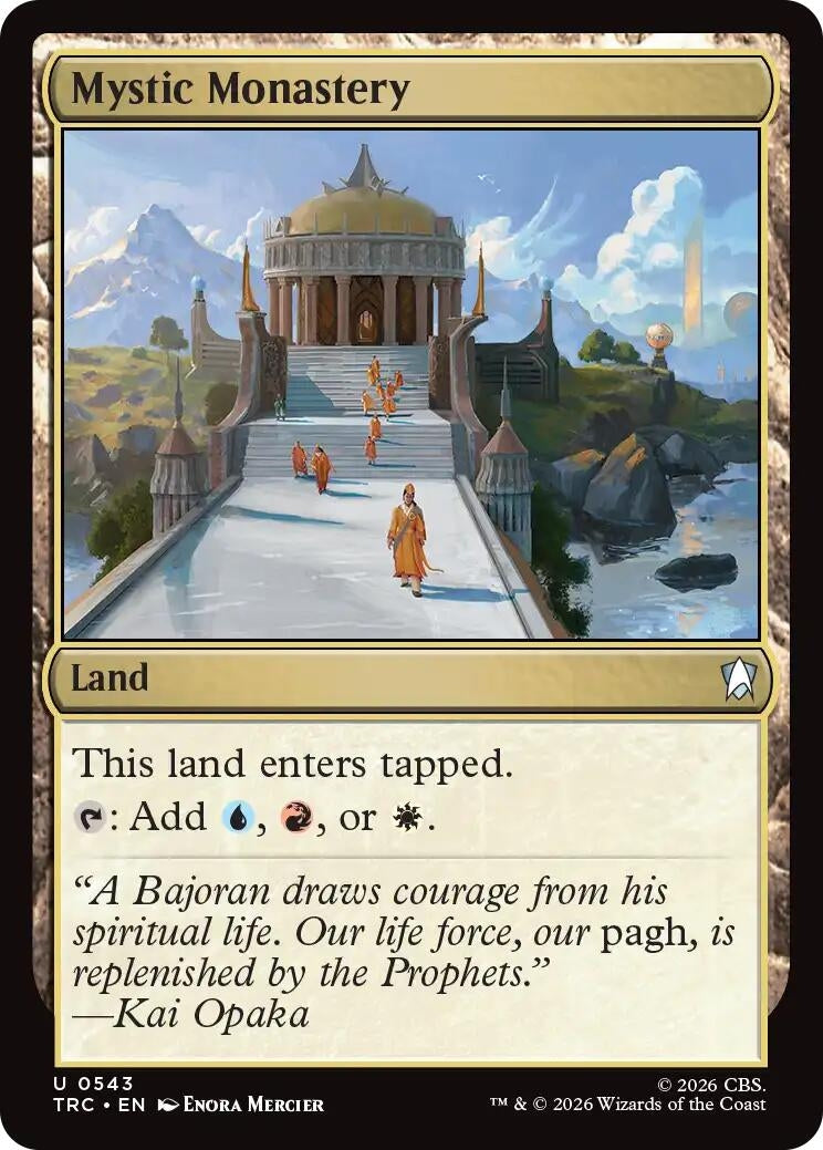 Image for Mystic Monastery (543) (TRC) - Magic: The Gathering