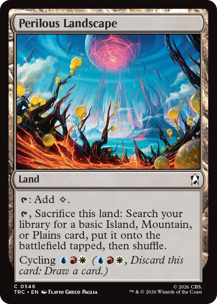 Image for Perilous Landscape (546) (TRC) - Magic: The Gathering