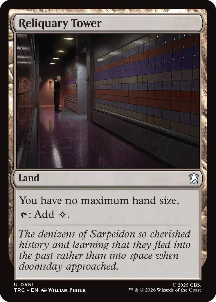Image for Reliquary Tower (Surge Foil) (551) (TRC) - Magic: The Gathering