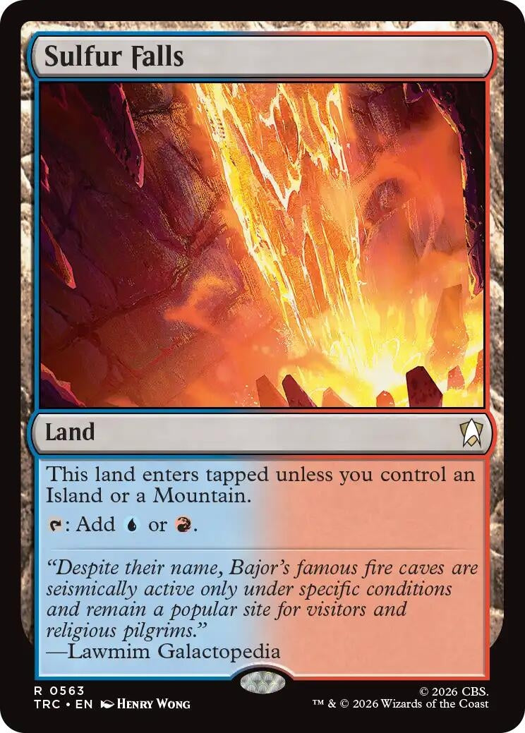 Image for Sulfur Falls (Surge Foil) (563) (TRC) - Magic: The Gathering