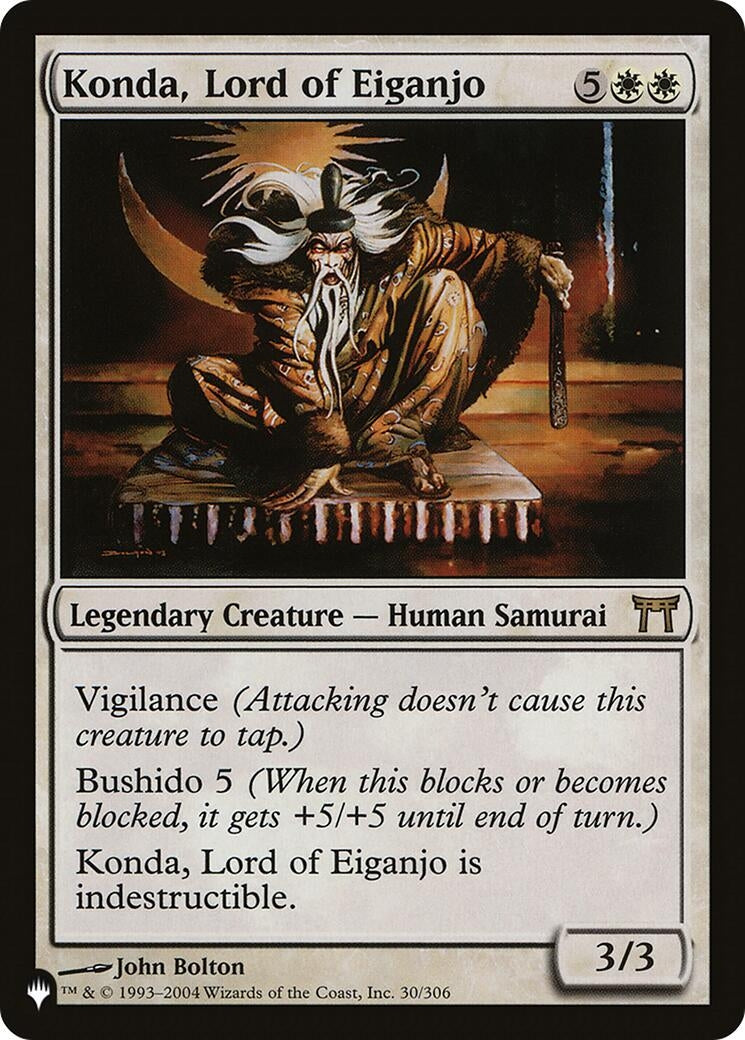 Image for Konda, Lord of Eiganjo (30) (LIST) - Magic: The Gathering