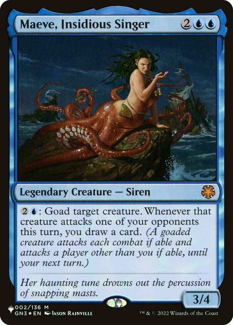 Image for Maeve, Insidious Singer (2) (LIST) - Magic: The Gathering