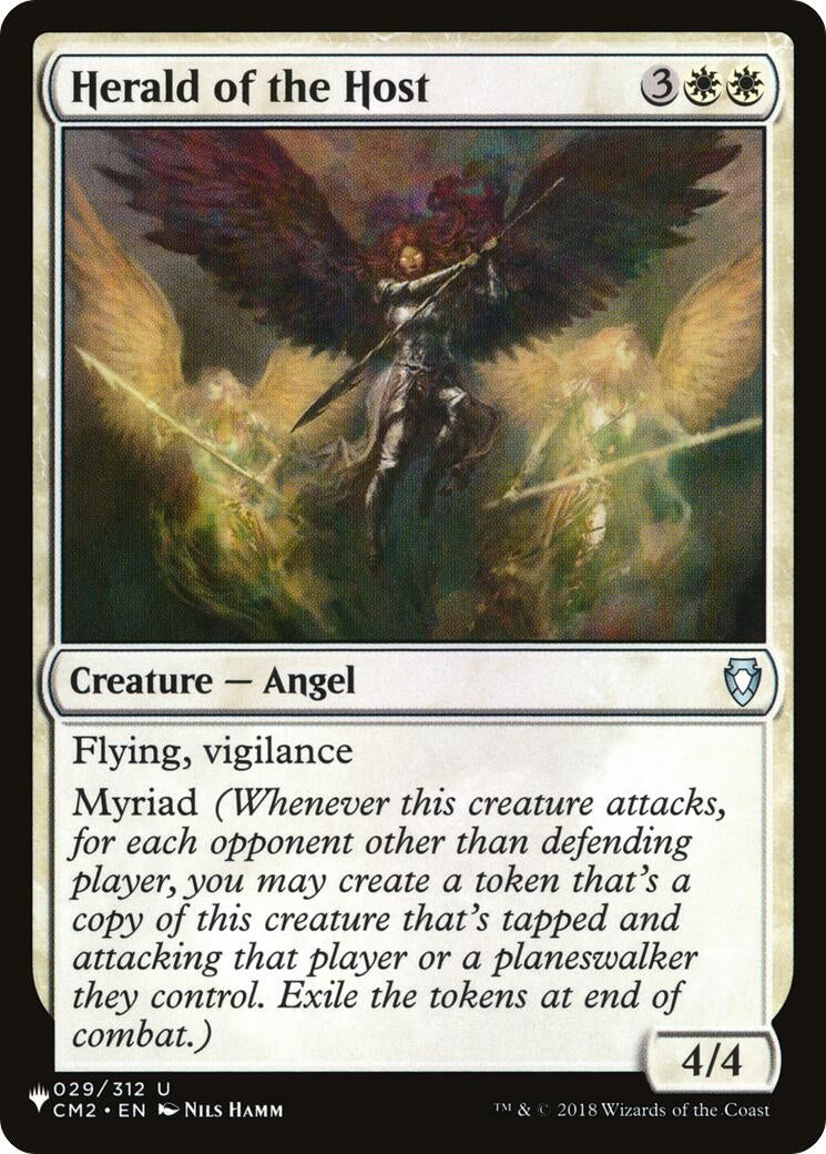 Image for Herald of the Host (29) (LIST) - Magic: The Gathering
