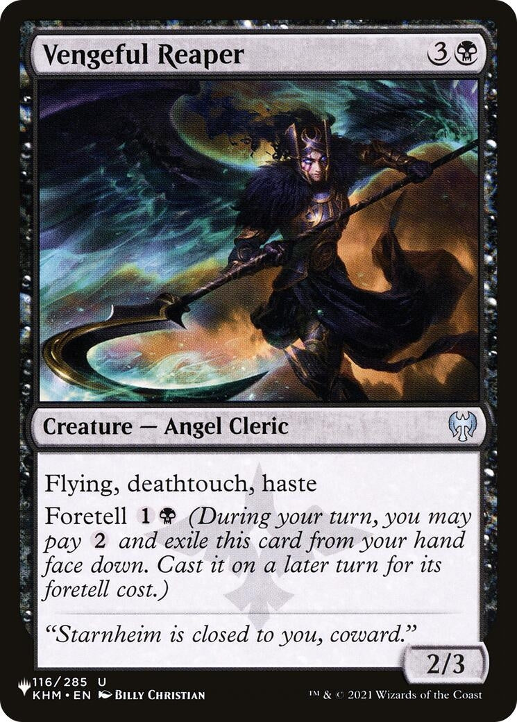 Image for Vengeful Reaper (116) (LIST) - Magic: The Gathering