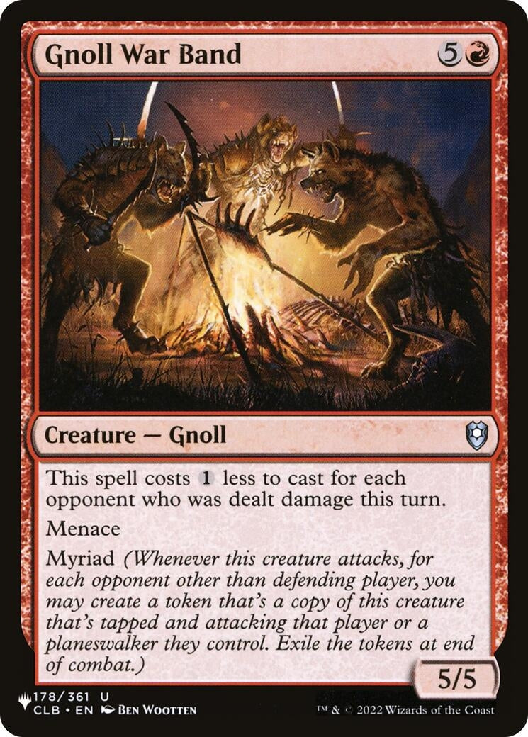 Image for Gnoll War Band (178) (LIST) - Magic: The Gathering