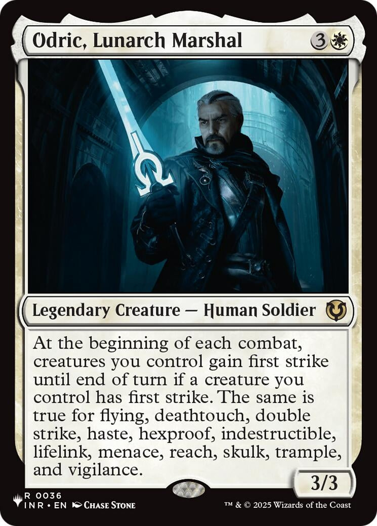 Image for Odric, Lunarch Marshal (INR) (36) (LIST) - Magic: The Gathering