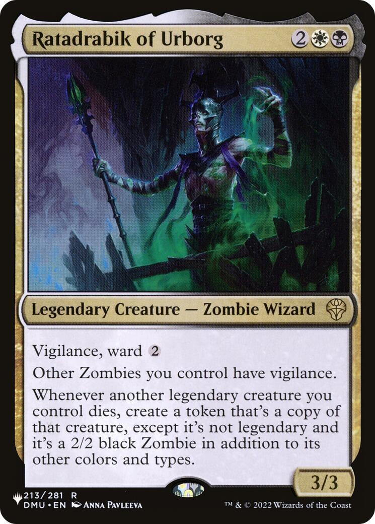 Image for Ratadrabik of Urborg (213) (LIST) - Magic: The Gathering