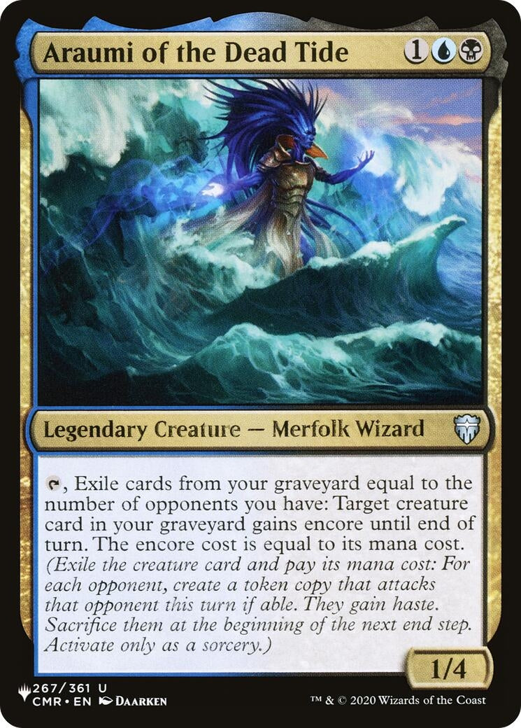 Image for Araumi of the Dead Tide (267) (LIST) - Magic: The Gathering