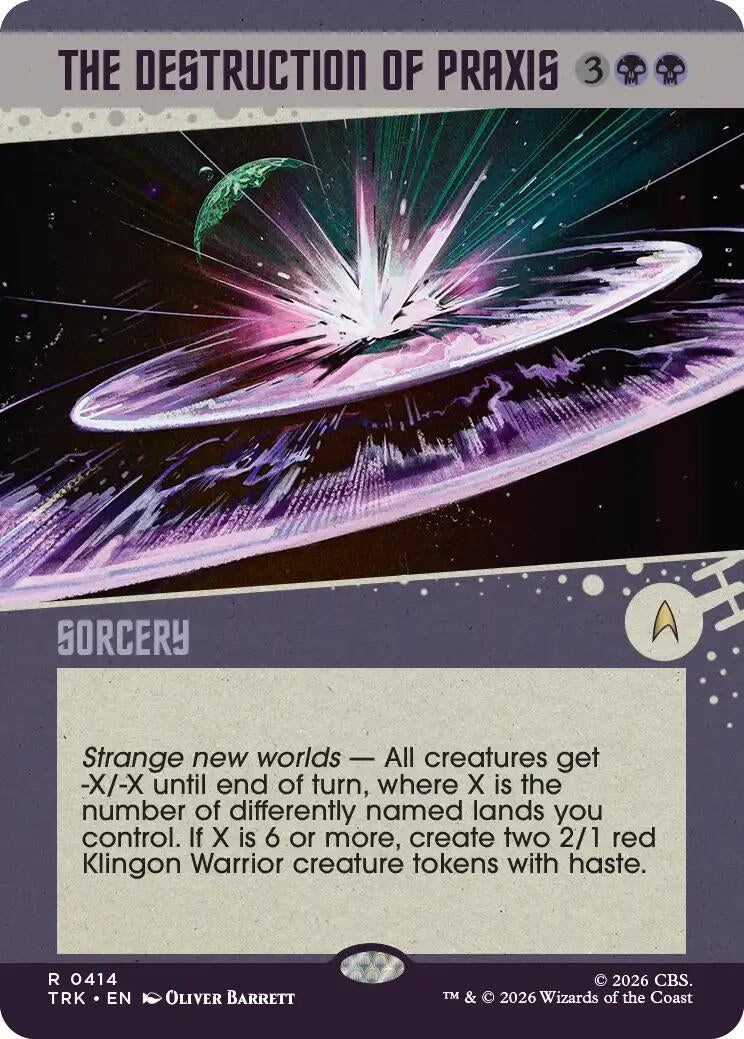 Image for The Destruction of Praxis (Showcase) (414) (TRK) - Magic: The Gathering
