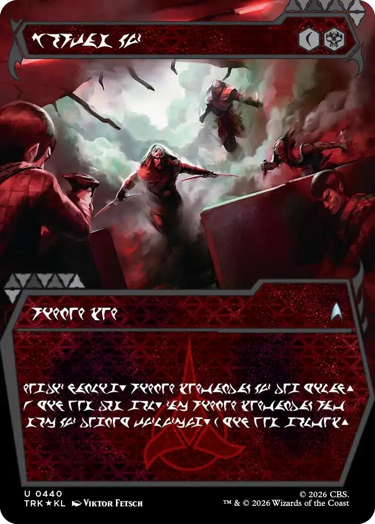Image for Vengeance Mission (Showcase) (Klingon) (440) (TRK) - Magic: The Gathering