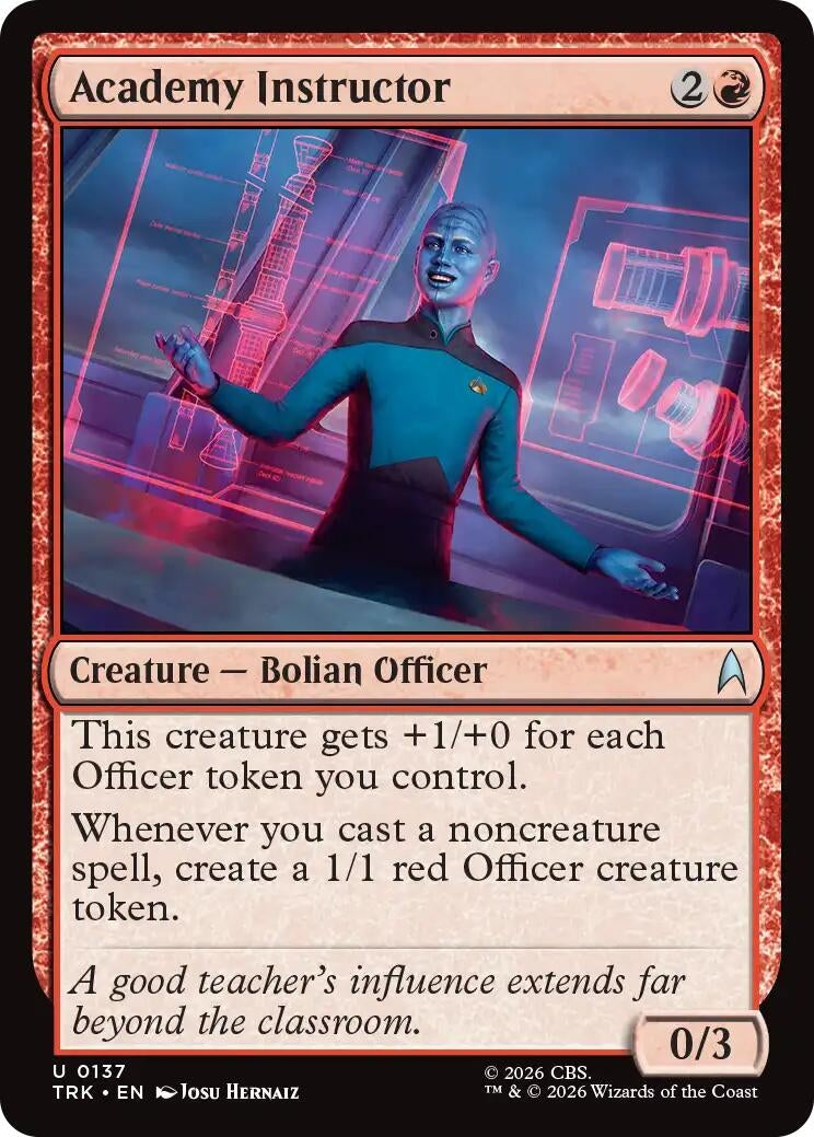 Image for Academy Instructor (137) (TRK) - Magic: The Gathering