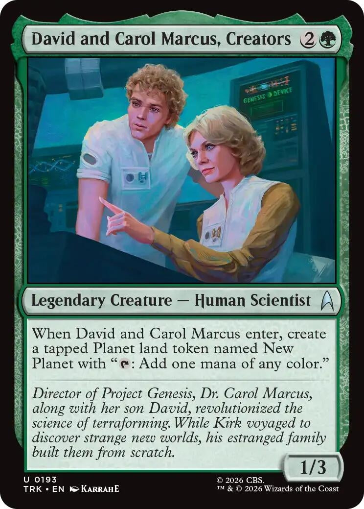 Image for David and Carol Marcus, Creators (193) (TRK) - Magic: The Gathering