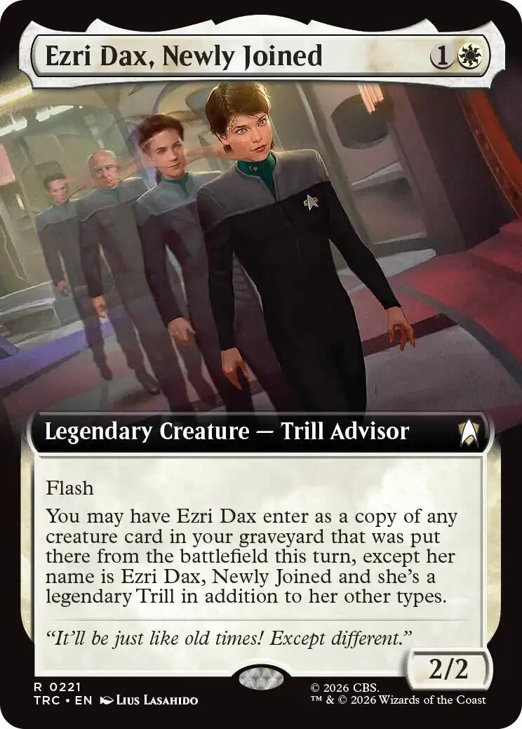 Image for Ezri Dax, Newly Joined (Extended Art) (221) (TRC) - Magic: The Gathering
