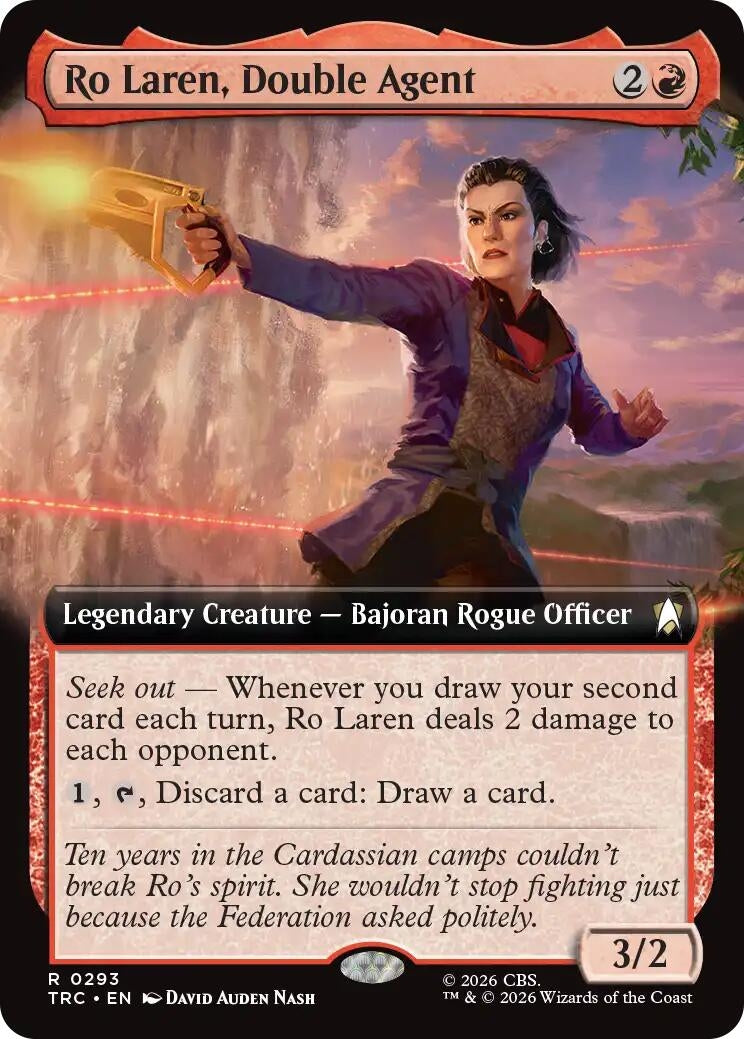 Image for Ro Laren, Double Agent (Extended Art) (293) (TRC) - Magic: The Gathering