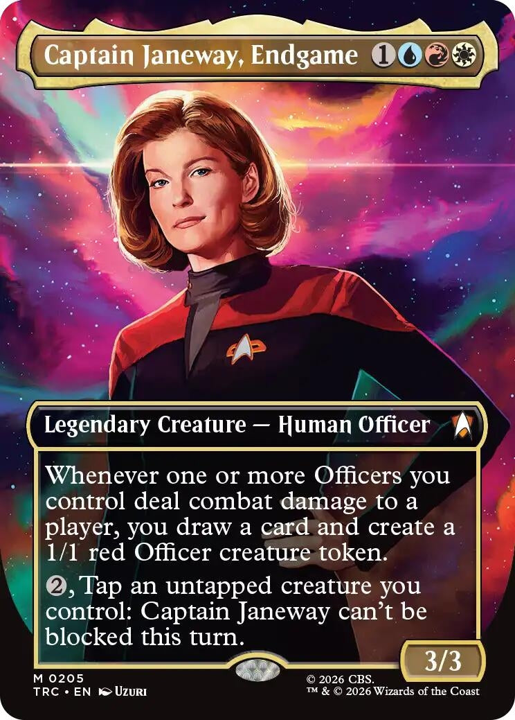 Image for Captain Janeway, Endgame (Borderless) (205) (TRC) - Magic: The Gathering