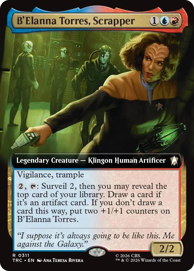 Image for B'Elanna Torres, Scrapper (Extended Art) (311) (TRC) - Magic: The Gathering