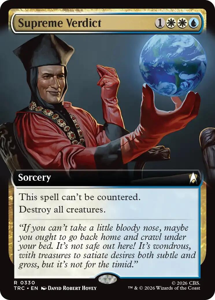 Image for Supreme Verdict (Extended Art) (330) (TRC) - Magic: The Gathering