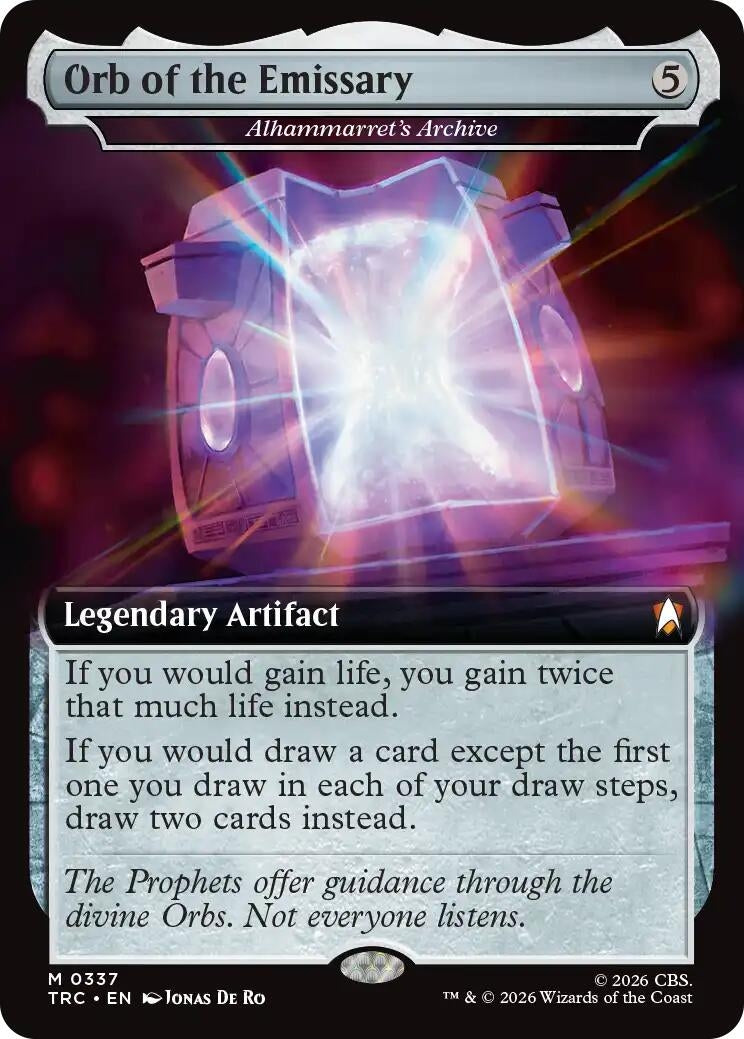 Image for Orb of the Emissary - Alhammarret's Archive (Extended Art) (337) (TRC) - Magic: The Gathering