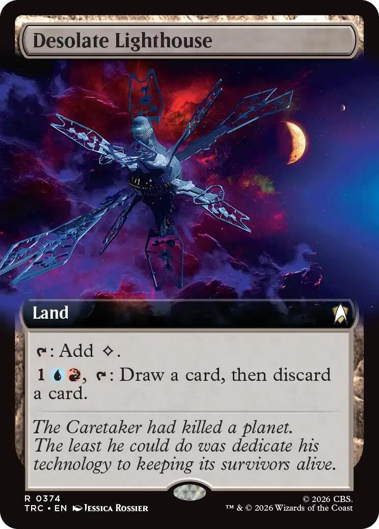 Image for Desolate Lighthouse (Extended Art) (374) (TRC) - Magic: The Gathering