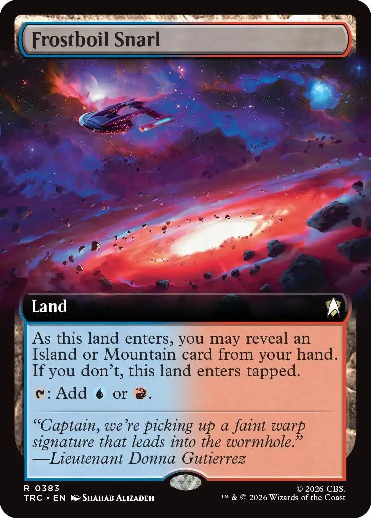 Image for Frostboil Snarl (Extended Art) (383) (TRC) - Magic: The Gathering