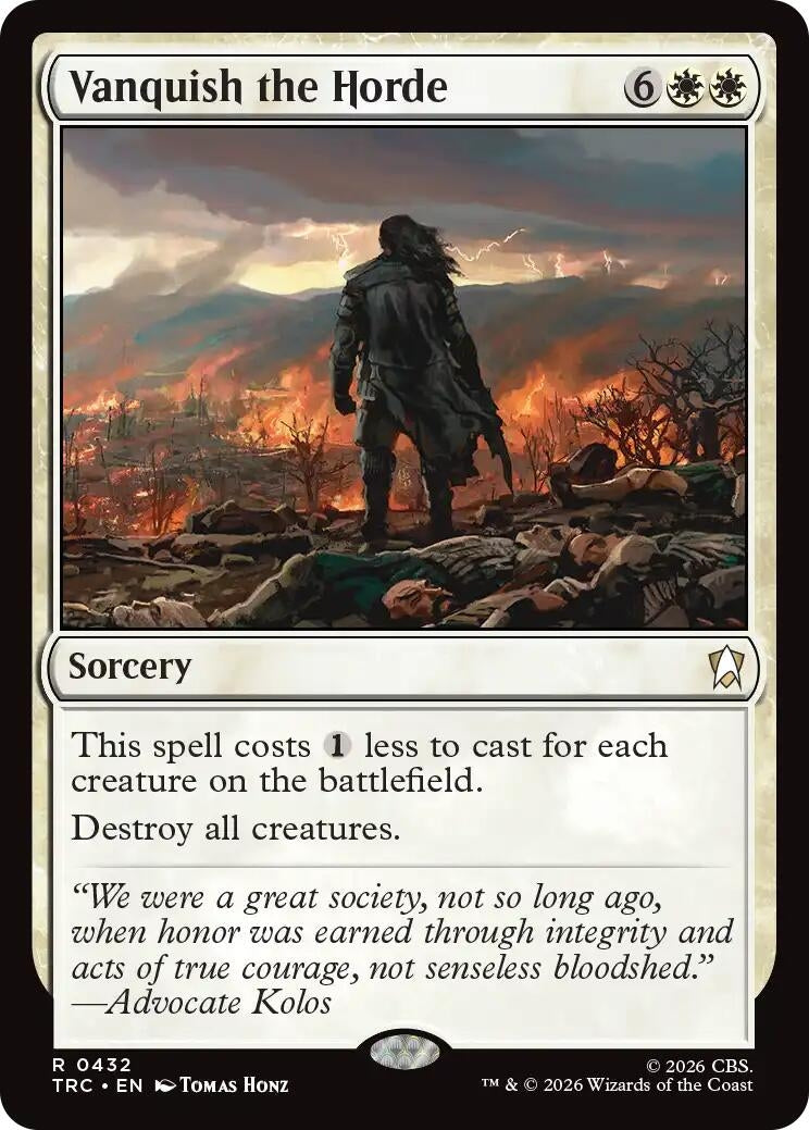 Image for Vanquish the Horde (TRC) - Magic: The Gathering