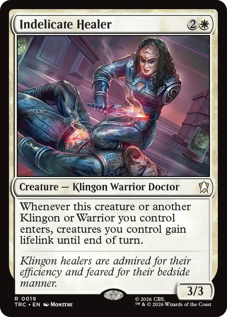 Image for Indelicate Healer (Surge Foil) (TRC) - Magic: The Gathering