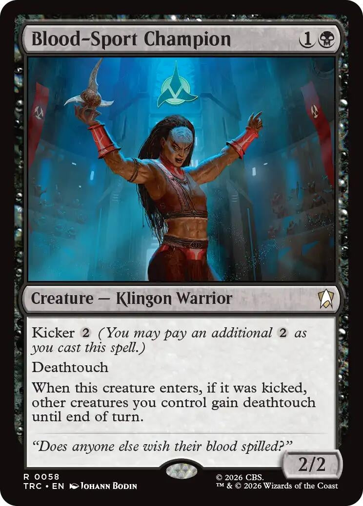 Image for Blood-Sport Champion (TRC) - Magic: The Gathering